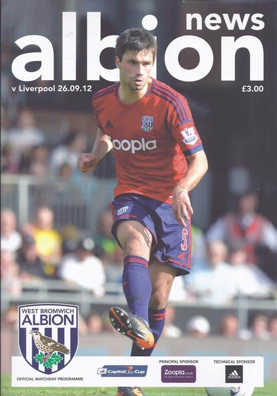 West Bromwich Albion FC  v Liverpool FC